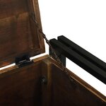 vidaXL Boîte de rangement 50 x 50 x 50 cm Bois Recyclé Solide