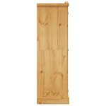 vidaXL Garde-robe avec 3 portes Gamme Corona pin mexicain