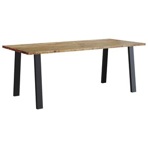 vidaXL Table à manger 200x90x75 cm bois d'acacia solide