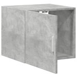 vidaXL Armoire murale gris béton 45x42 5x40 cm bois d'ingénierie