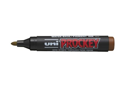 Marqueur PROCKEY PM122 Pte conique moyenne 1,8 - 2,2mm Marron UNI-BALL