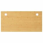 vidaXL Dessus de bureau 110x55x4 cm bambou