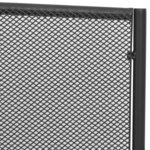 vidaXL Banc de jardin 108 cm acier et maille anthracite