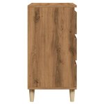 vidaXL Buffet chêne artisanal 60x35x70 cm bois d'ingénierie