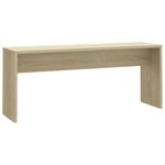 vidaXL Ensemble à manger 3 Pièces Chêne sonoma Bois d'ingénierie