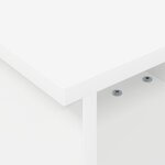 vidaXL Meuble TV Blanc 37 x 35 x 35 cm Bois d'ingénierie