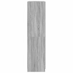 vidaXL Garde-robe Sonoma gris 90x52x200 cm Bois d'ingénierie