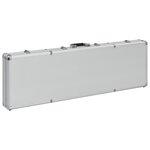 Vidaxl mallette pour arme à feu argenté 118 x 38 x 12 cm aluminium