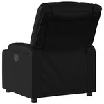 vidaXL Fauteuil de massage inclinable noir similicuir