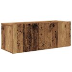 vidaXL Ensemble meuble TV 6 Pièces Bois ancien 30 5 x 30 x 90 cm