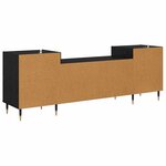 vidaXL Meuble TV Chêne noir 160 x 35 x 55 cm Bois d'ingénierie