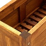 vidaXL Lit surélevé de jardin Bois d'acacia 50x25x25 cm