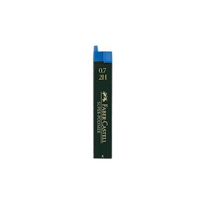 Boîte de 12 Mines Super Polymère 9065 S 0,7 mm 2H FABER-CASTELL