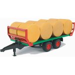 Bruder remorque de transport de ballots avec 8 ballots 1:16