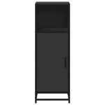 vidaXL Armoire de salle de bain noir 35x37 5x100 cm bois d'ingénierie
