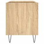 vidaXL Armoire à disques chêne sonoma 85x38x48 cm bois d'ingénierie