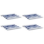 vidaXL Coussins de chaise de jardin lot de 4 50x50x4 cm