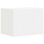 vidaXL Ensemble meuble TV Montage mural 5 Pièces Blanc Bois d'ingénierie