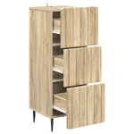 vidaXL Armoire à tiroirs 33 x 34 5 x 92 cm Bois d'ingénierie