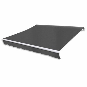 vidaXL Auvent pliable motorisé 400 cm Anthracite