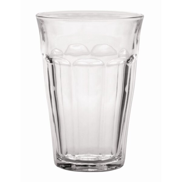 Verre gobelets picardie 360 ml - lot de 6 - duralex -  - verre trempé x124mm