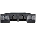 vidaXL Tente de fête Anthracite et blanc 800 x 400 x 266 cm