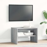 vidaXL Meuble TV sonoma gris 60x40x40 cm bois d'ingénierie