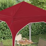 vidaXL Tente de fête pop-up 194 x 194 x 245 cm Bordeaux