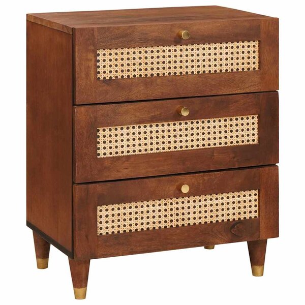 vidaXL Tables de chevet Marron 50 x 33 x 60 cm