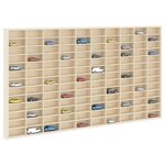 vidaXL Vitrine Murale Beige 98 x 4 5 x 55 cm Bois d'ingénierie