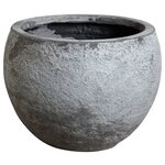 Cache-pot rond en fibre de ciment (lot de 3)
