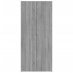 vidaXL Armoire à chaussures Sonoma gris 80x35 5x180 cm Bois ingénierie