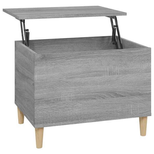 vidaXL Table basse Sonoma gris 60x44 5x45 cm Bois d'ingénierie