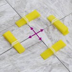 vidaXL Clips de nivellement de carreaux 250 Pièces 2 mm