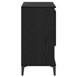 vidaXL Buffet Chêne noir 60 x 35 x 70 cm Bois d'ingénierie