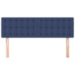 vidaXL Têtes de lit 2 Pièces Bleu 72x5x78/88 cm Tissu