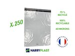 250 Enveloppes plastiques opaques VAD/VPC grand format - 600x800mm