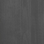 vidaXL Buffet HAMAR Gris foncé 113x40x80 cm Bois massif de pin