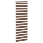 vidaXL Store zèbre marron 85x200 cm largeur du tissu 80 9 cm polyester