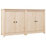 vidaXL Buffets 2 Pièces 70x35x80 cm bois massif de pin