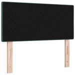 Tête de lit vidaXL capitonnée vert foncé 100 cm en velours