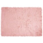 vidaXL Tapis en fausse Tafalla Rose 120 x 170 cm Polyester