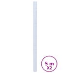 vidaXL Films pour fenêtre 2 Pièces dépoli motif d'étoiles PVC