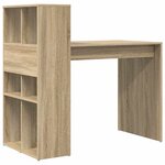 vidaXL Bureau Chêne sonoma 108 x 55 x 103 5 cm Bois d'ingénierie