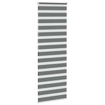 vidaXL Store zèbre gris foncé largeur du tissu 70 9 cm polyester