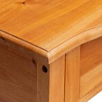 vidaXL Table console avec tiroir Naturel 50 5 x 30 x 75 5 cm