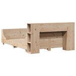 vidaXL Cadre de lit sans matelas 150x200 cm bois de pin massif