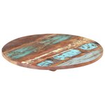 vidaXL Dessus de table rond 40 cm 25-27 mm Bois de récupération solide