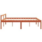 vidaXL Lit pour personne âgée sans matelas 150x200 cm bois pin massif