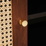 vidaXL Meubles et étagères de rangement pour médias avec porte Marron